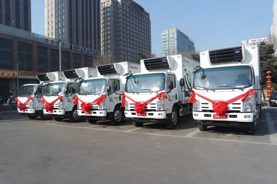 慶鈴五十鈴冷藏車(chē)助力遼寧農(nóng)產(chǎn)品運(yùn)輸業(yè)開(kāi)展